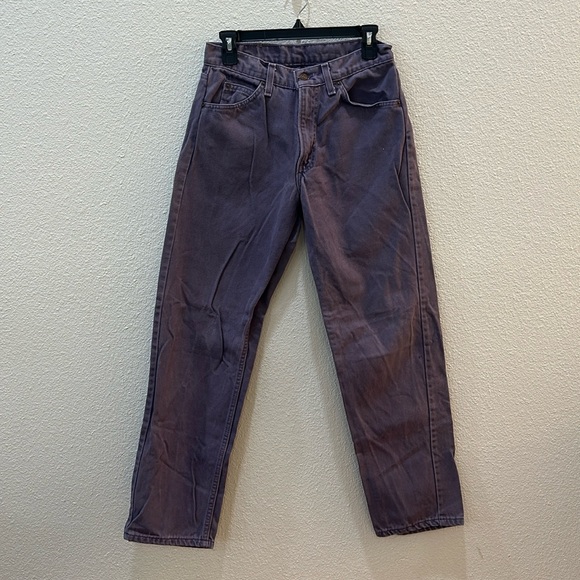 Vintage 80’s Levis 560 Orange Tab USA Made Purple Jeans 29x32 - Picture 1 of 11